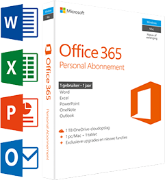 Microsoft Office 365 Personal 1-PC/MAC 1 year
